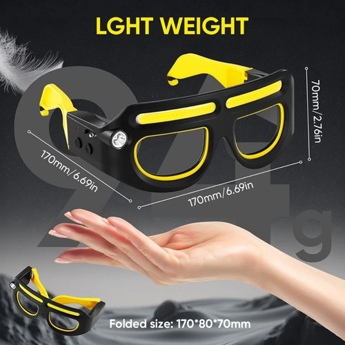 Safety led glasses headlights - led,