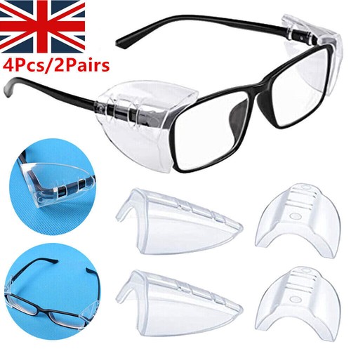 Clear side shields flexible - clear,