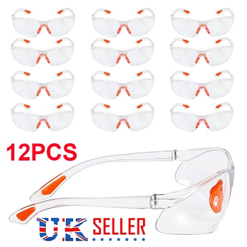 12x clear safety goggles - safety,