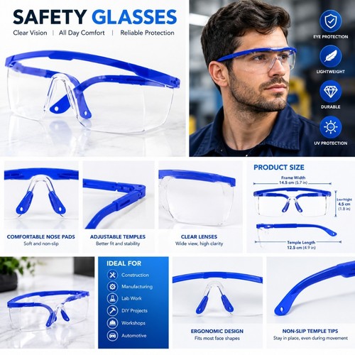 Safety glasses clear - safety,