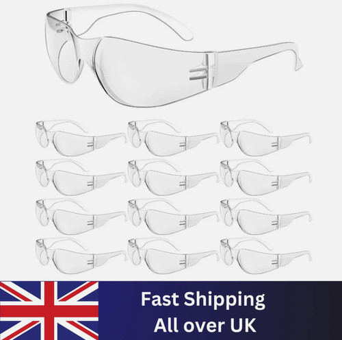 Pack safety glasses goggles - 10,