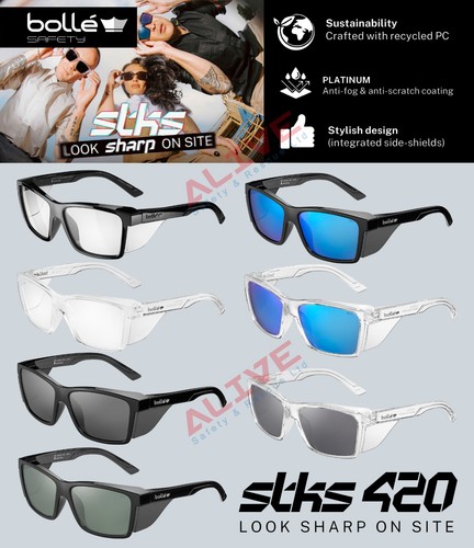 Bolle stks 420 safety glasses - 420,